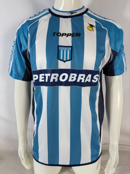 Retro Racing 2002/2003 Home Fan Version Football Jersey