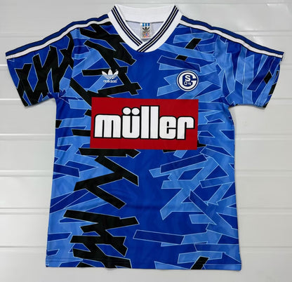 Retro Schalke 1993/1994 Home Football Jersey