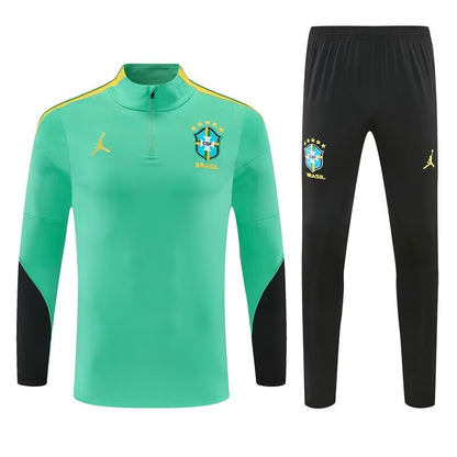 Brazil Training Tracksuit Green (Kids And Man 10-2XL) 2026-2027