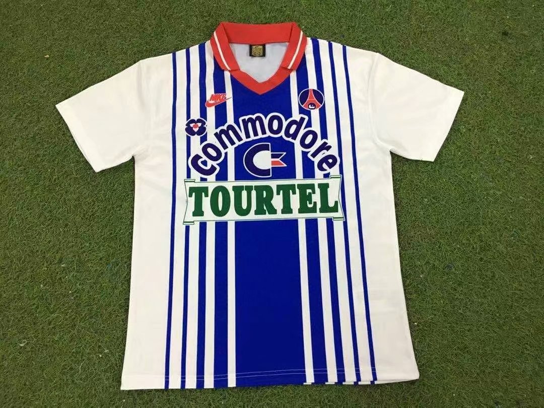 Retro PSG Paris 1993/1994 Away Fan Version Football Jersey
