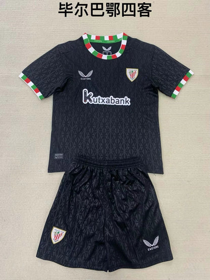 Bilbao Athletic Club 2024/2025 Kids Away Football Jersey