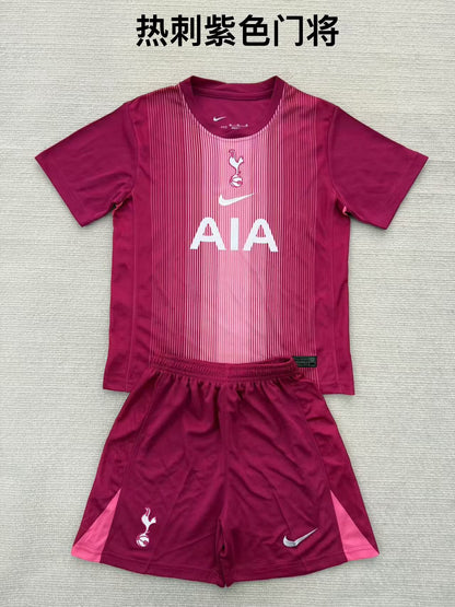Kids jerseys 2025/2026 Kids Goalkeeper Fan Version Football Jersey