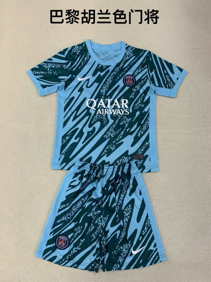 PSG Paris 2024/2025 Kids Goalkeeper Football Jersey