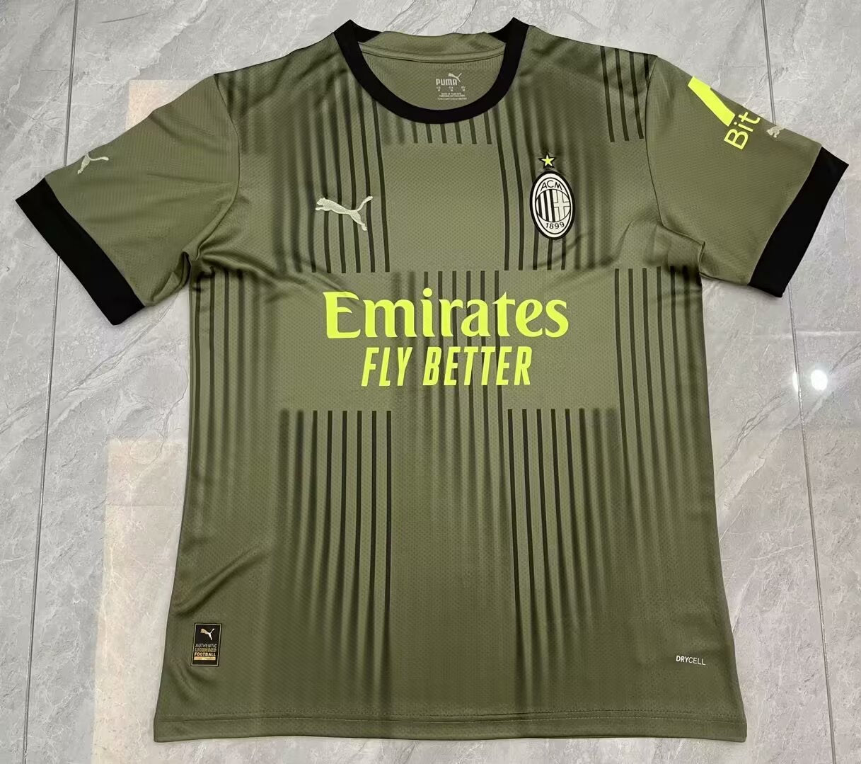 AC Milan 2022/2023 Away Fan Version Football Jersey