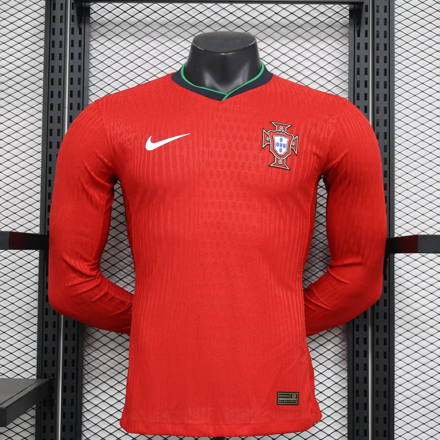 Portugal 2024/2025 Home Long Sleeve Player Version Football Jersey