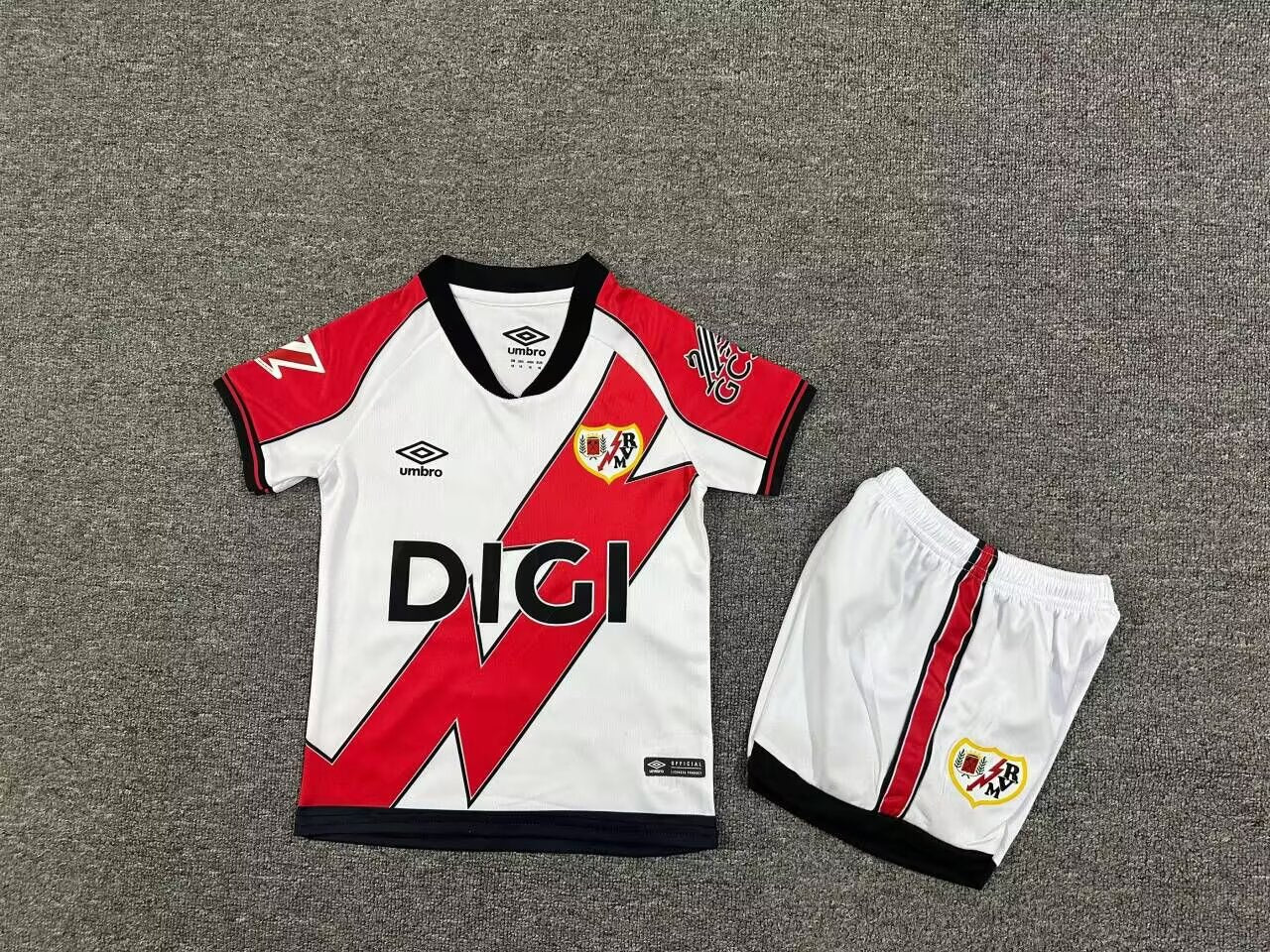Rayo Vallecano 2025/2026 Kids Home Football Jersey