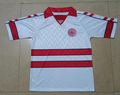 Retro Denmark 1988 Away Fan Version Football Jersey