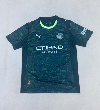 Manchester City 2025/2026 Away Fan Version Football Jersey