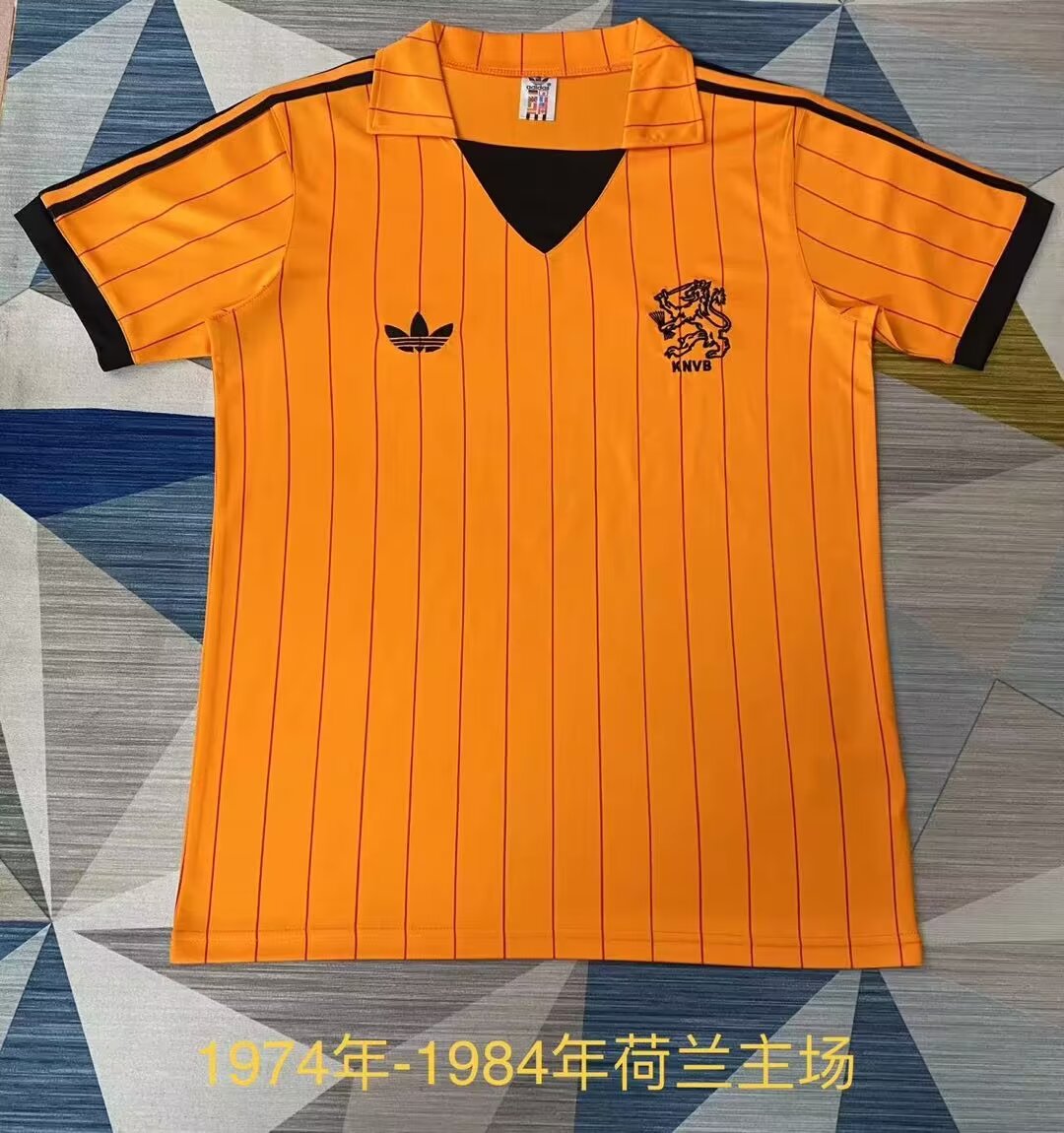 Retro Netherlands 1974/1984 Home Football Jersey