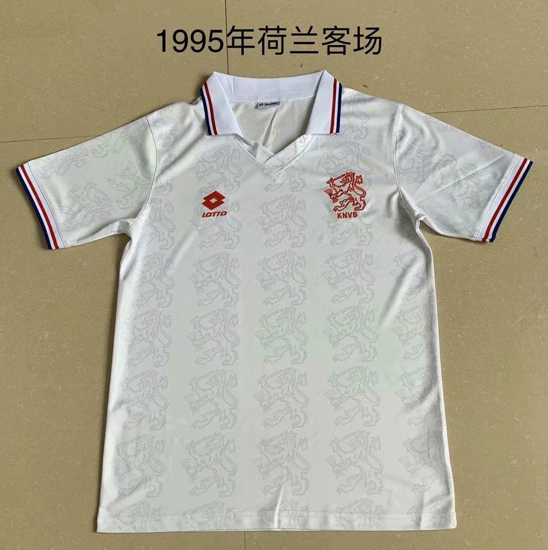 Retro Netherlands 1995 Away Football Jersey
