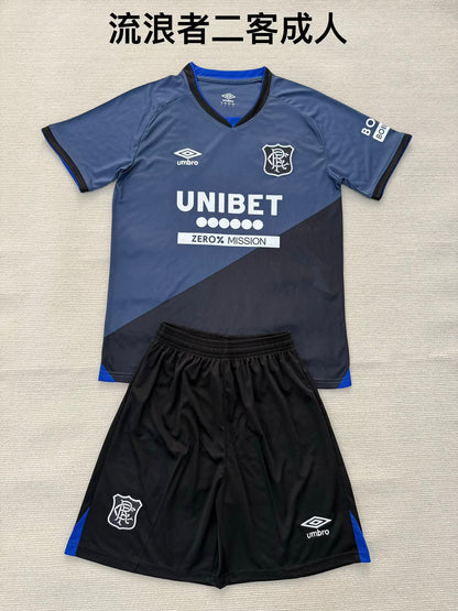 Rangers 2025/2026 Kids Third Fan Version Football Jersey