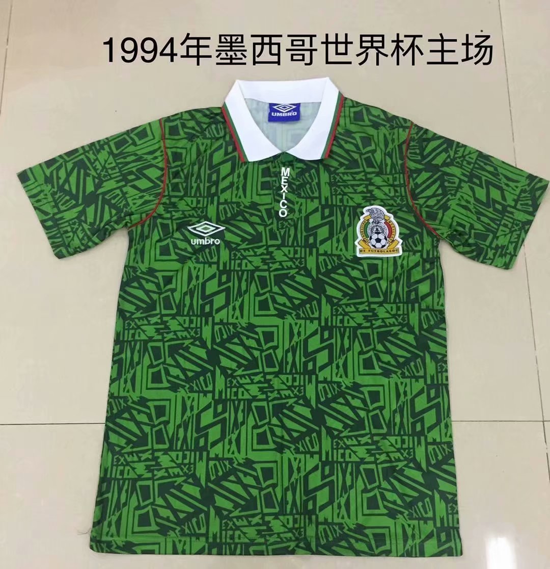 Retro Mexico 1998 Home Football Jersey