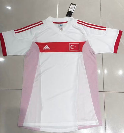 Retro Turkey 2002 Away Football Jersey