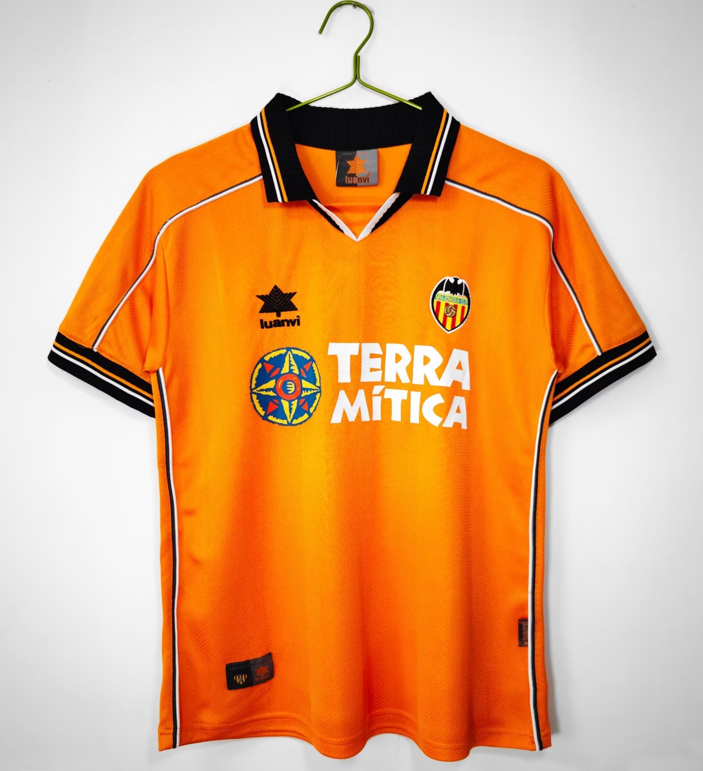 Retro valencia 1999/2000 Away Fan Version Football Jersey