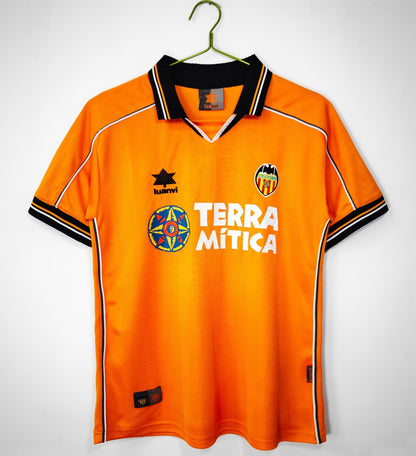 Retro valencia 1999/2000 Away Fan Version Football Jersey