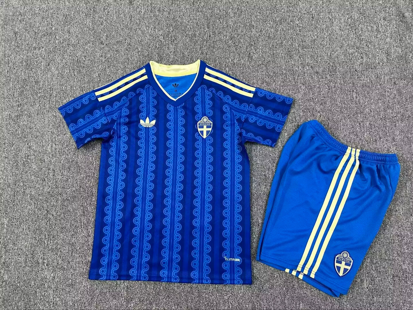 Sweden 2026/2027 Kids Away Fan Version Football Jersey