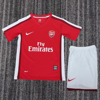 Retro Arsenal 2008/2010 Kids Home Fan Version Football Jersey