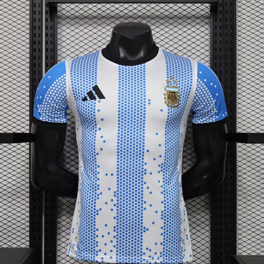 Argentina Special Player White Blue Jersey 2026-2027