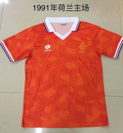 Retro Netherlands 1991 Home Football Jersey