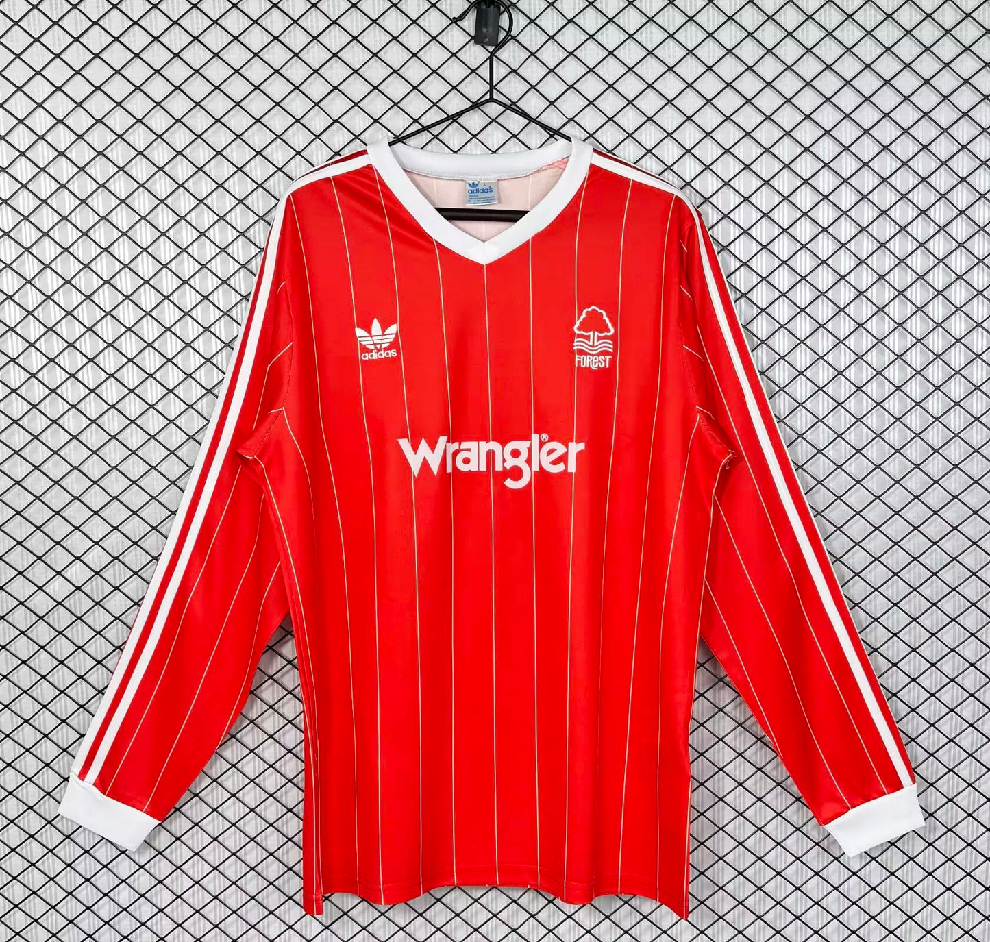 Retro Nottingham Forest Home Long Sleeve Jersey 1982-1984