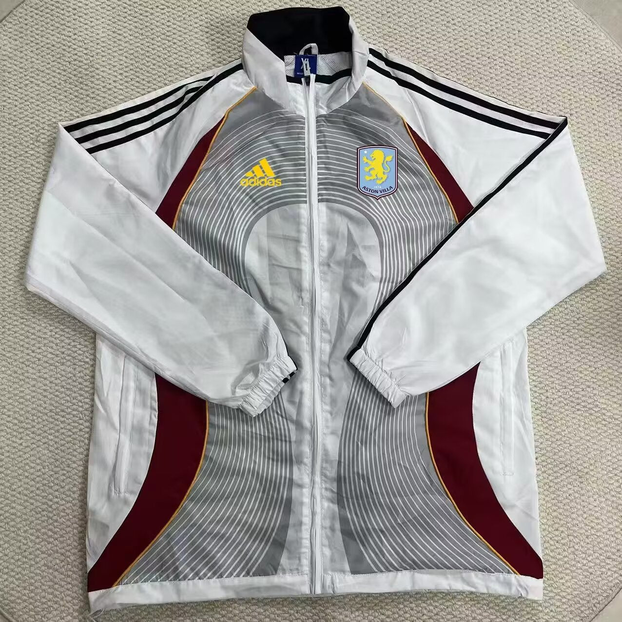 Aston Villa Windbreaker White Red Jersey 2026-2027