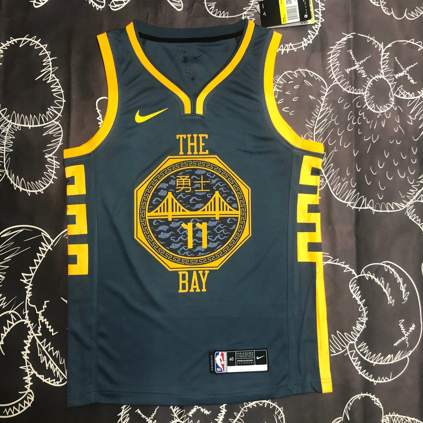 Retro Golden State Warriors 2018 Football Jersey