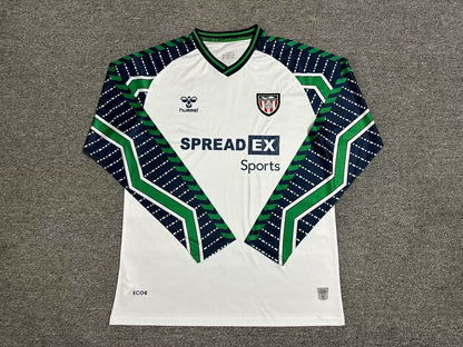 Sunderland 2024/2025 Away Long Sleeve Fan Version Football Jersey