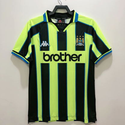 Retro Manchester city 1998/1999 Away Football Jersey