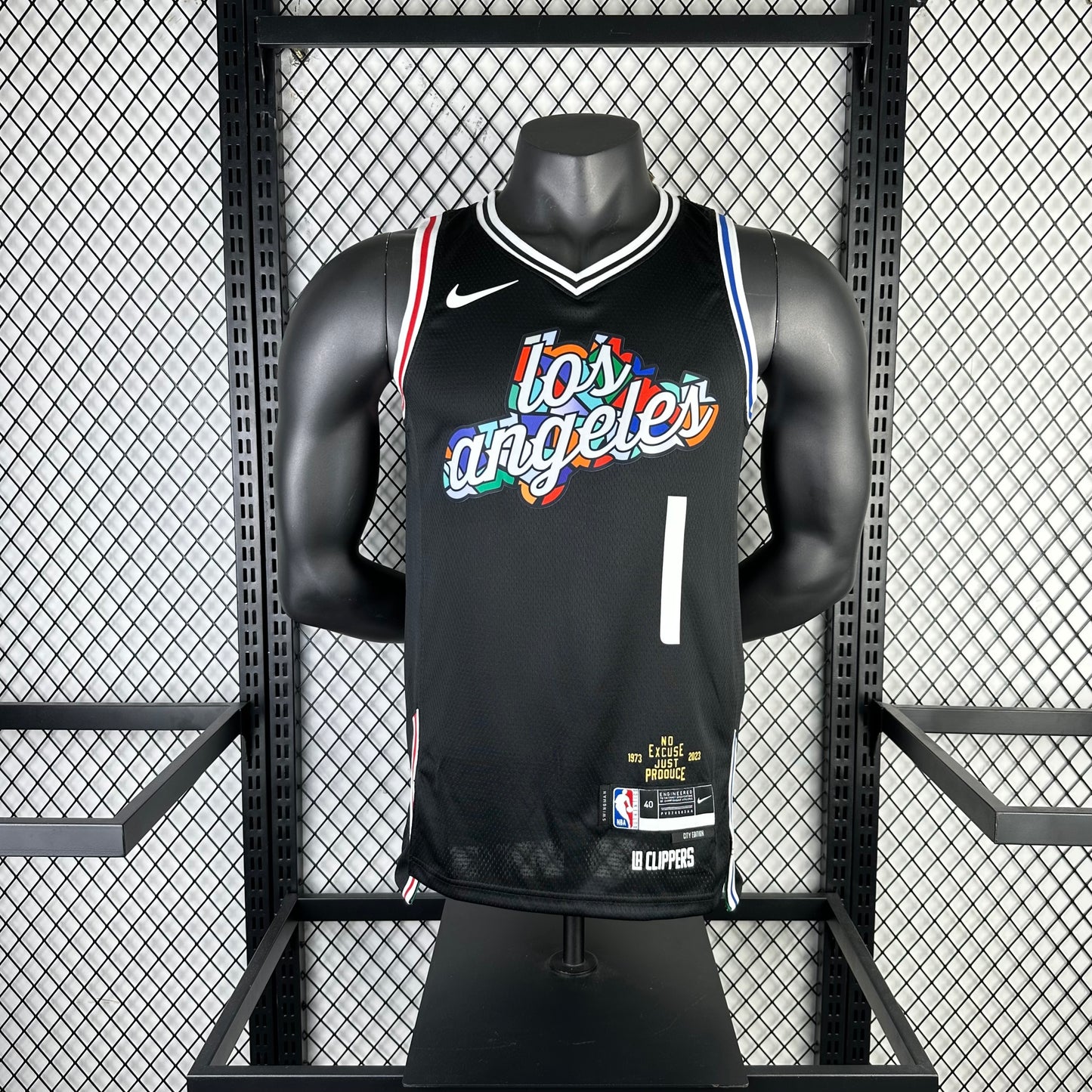 Los Angeles Clippers City Black #1 HARDEN NBA Season Jerseys 2023