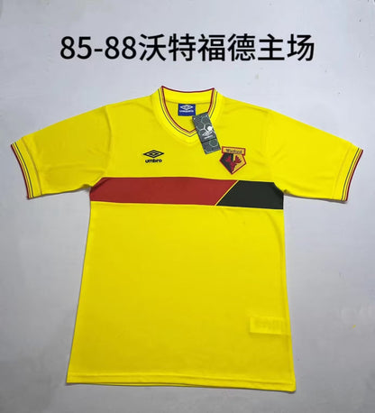 Retro Watford 1985/1988 Home Football Jersey