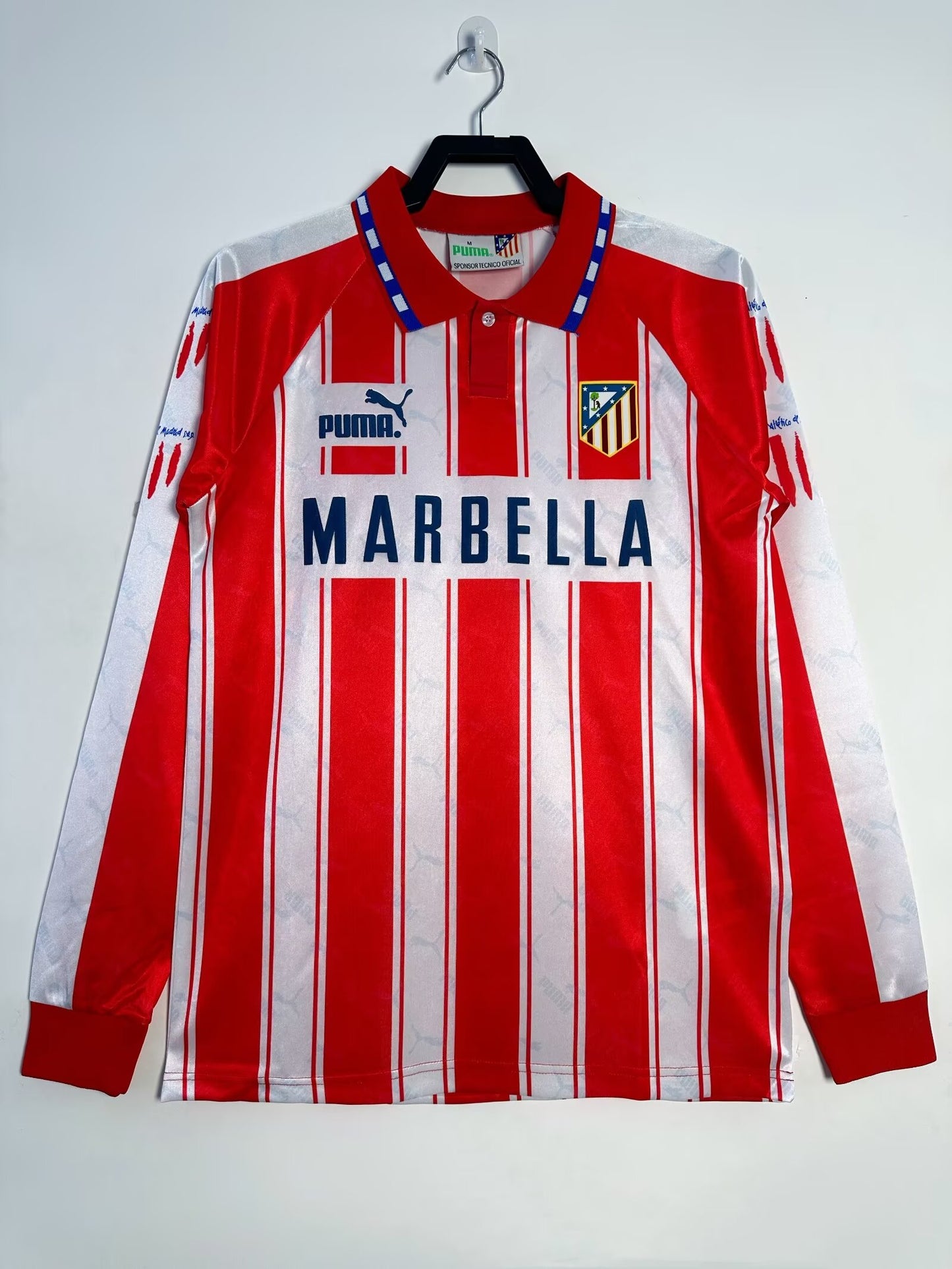 Retro Atlético de Madrid 1994/1995 Home Football Jersey