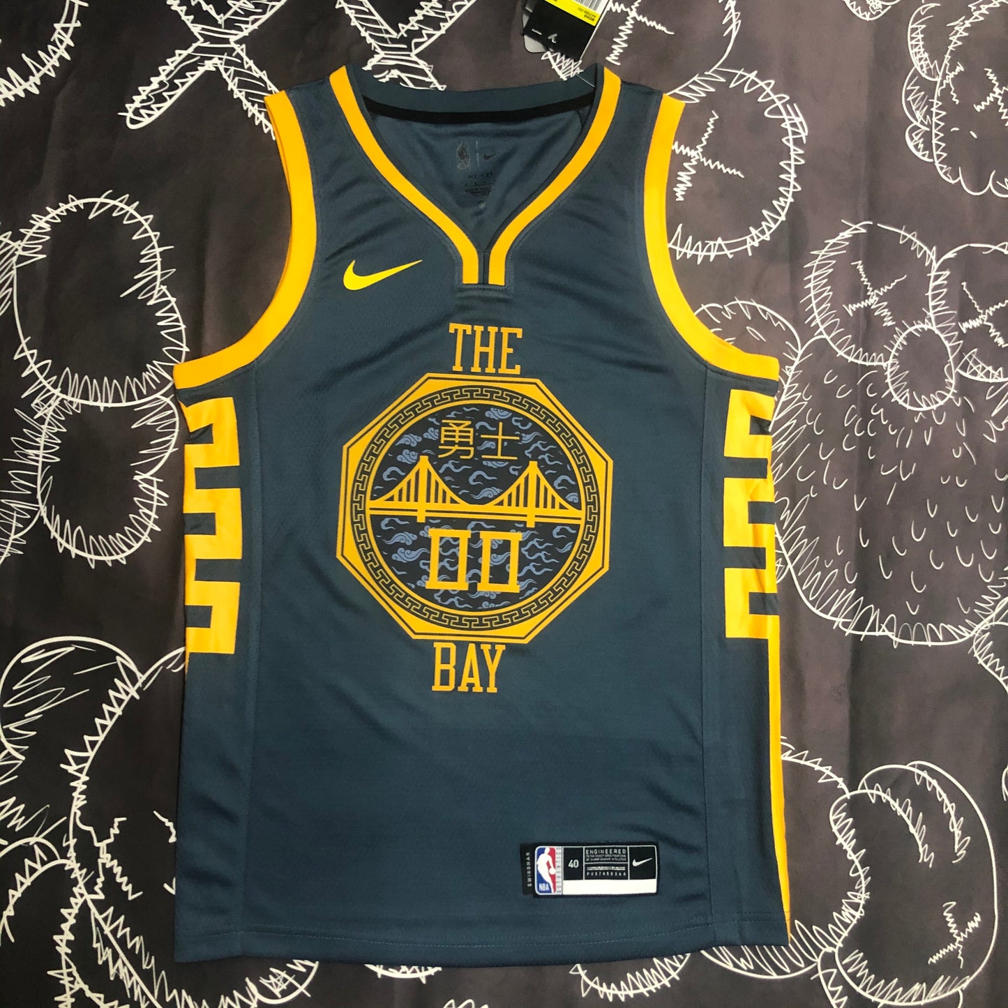 Retro Golden State Warriors 2018 Football Jersey