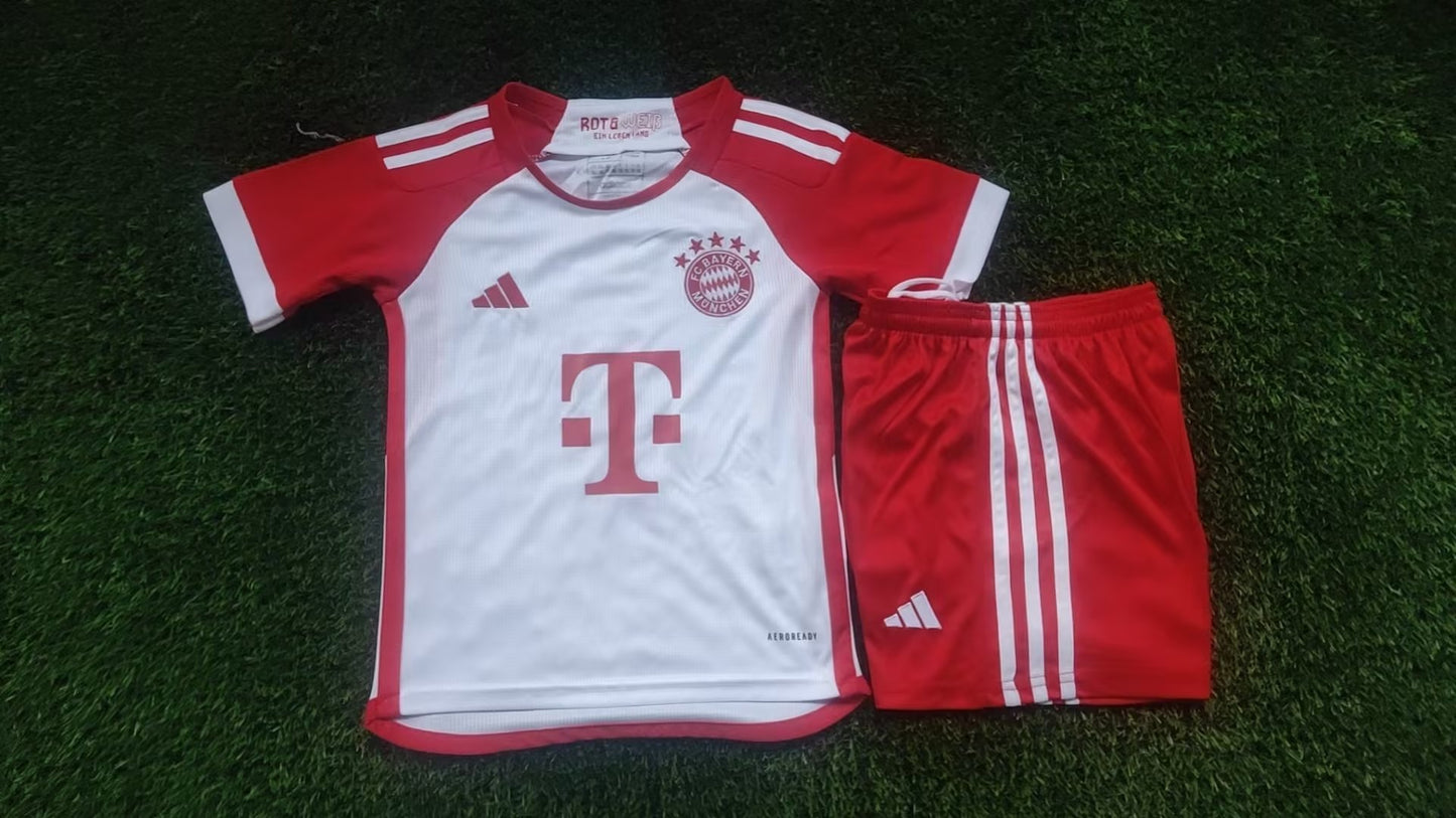 Bayern Munich 2023/2024 Kids Home Football Jersey