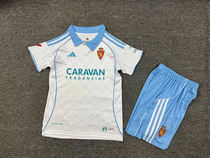 Real Zaragoza 2025/2026 Kids Home Football Jersey