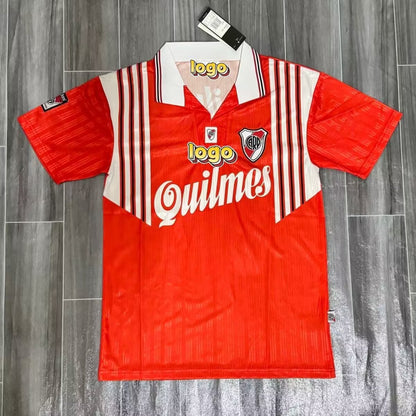 Retro River Plate 1995/1996 Away Fan Version Football Jersey