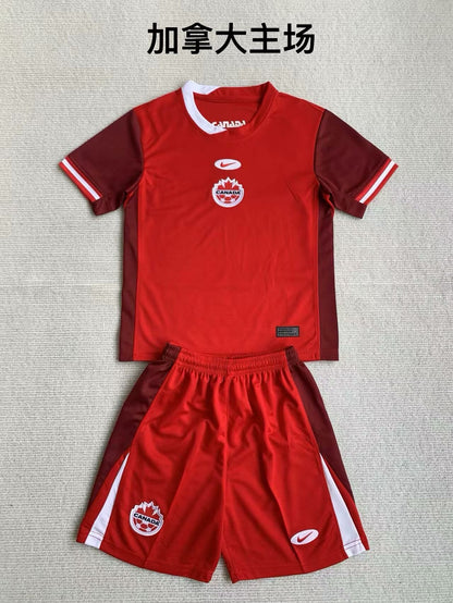 Canada 2024/2025 Kids Home Football Jersey
