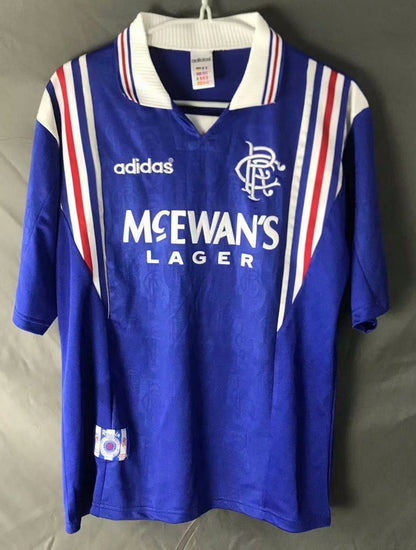 Retro rangers 1996/1997 Home Football Jersey