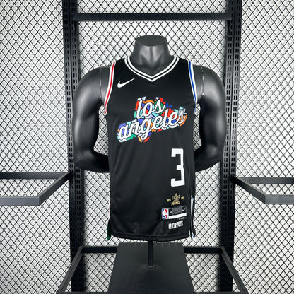 Los Angeles Clippers Black #3 PAUL NBA Season Jerseys 2023