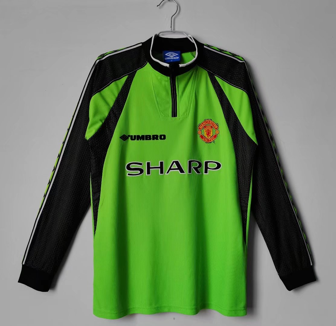 Retro Manchester united 1998/1999 Long Sleeve Football Jersey