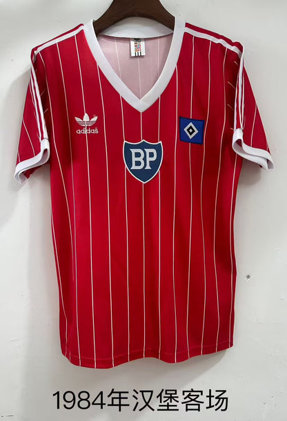 Retro Hamburger SV 1984 Away Fan Version Football Jersey