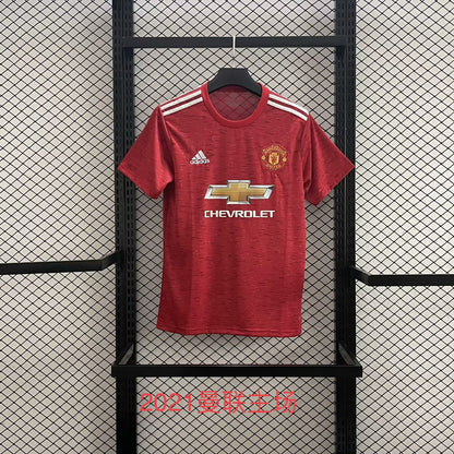 Retro Manchester United 2020/2021 Home Fan Version Football Jersey