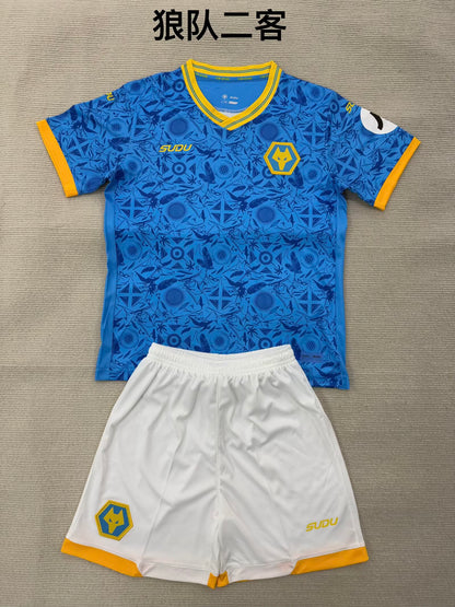 Premier- league 2025/2026 Kids Third Away Fan Version Football Jersey