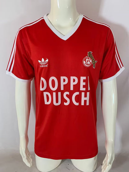 Koln 1985 Away Fan Version Football Jersey