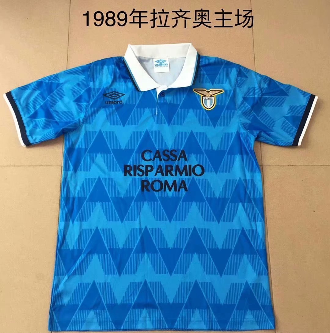 Retro Lazio 1989 Home Football Jersey