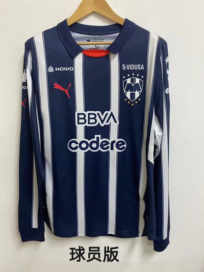 Monterrey 2024/2025 Home Long Sleeve Player Version Football Jersey
