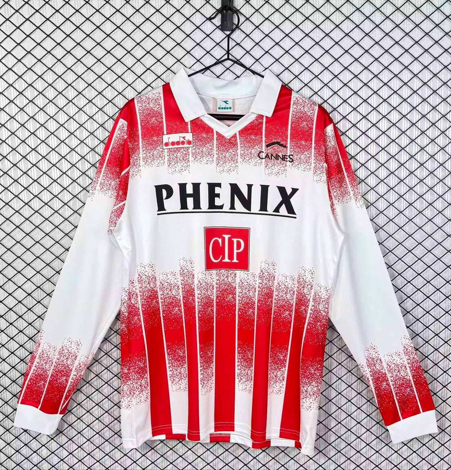 AS Cannes Home Long Sleeve Jersey 1991-1992