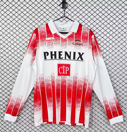 AS Cannes Home Long Sleeve Jersey 1991-1992