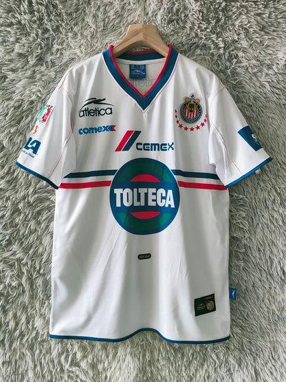 Retro chivas 2001/2002 Away Fan Version Football Jersey