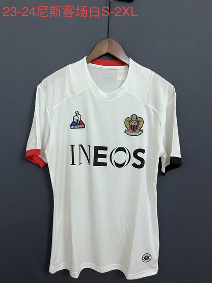 Nice 2023/2024 Away Fan Version Football Jersey