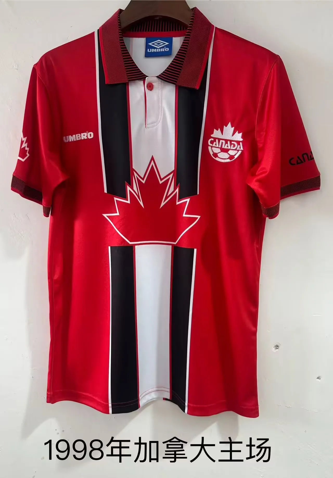 Retro Canada 1998 Home Football Jersey